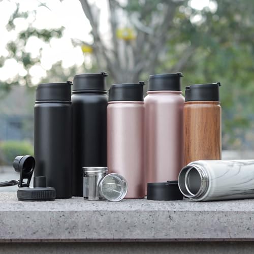 Tea Infuser Bottle With Removable Loose Leaf Tea Strainer Cup 18