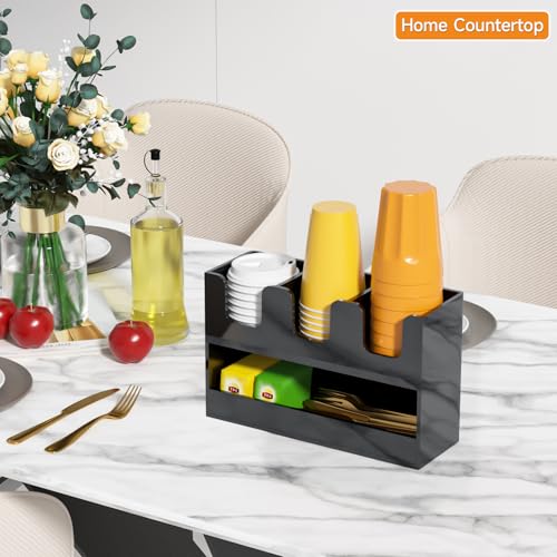 4 Compartment Cup Holder for Countertop