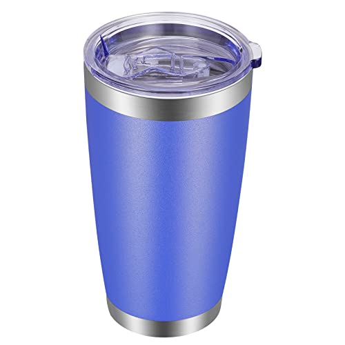 20oz Tumbler with Lid and Straw Stainless Steel Tumbler Cup Vacuum Insulated Double Wall Travel Coffee Mug Powder Coated Coffee Cup