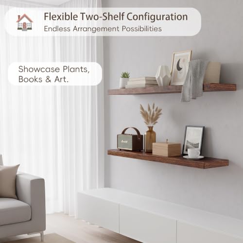 Floating Wall Shelves (2 Count)