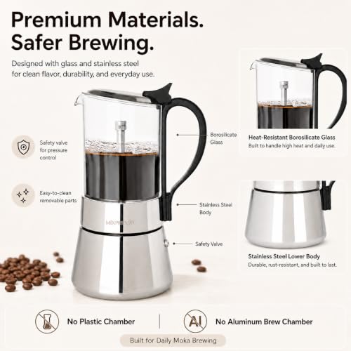 9 Cup Greca Moka Pot