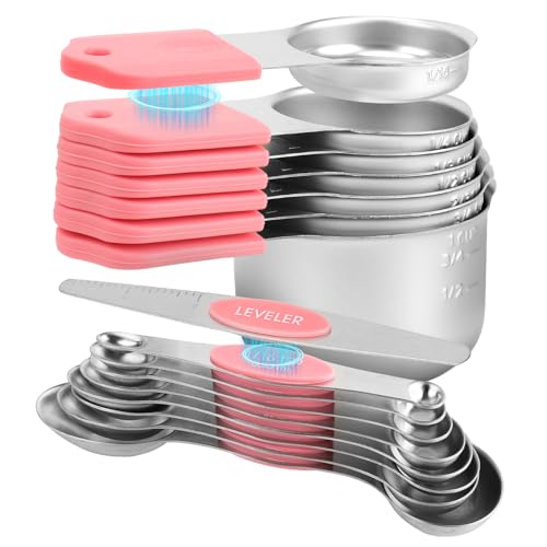 16 Piece Magnetic Measuring Cups and Spoons Set