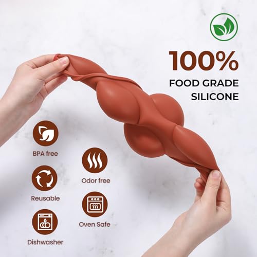 6 Holes Silicone Hot Chocolate Bomb Molds (2 Count)