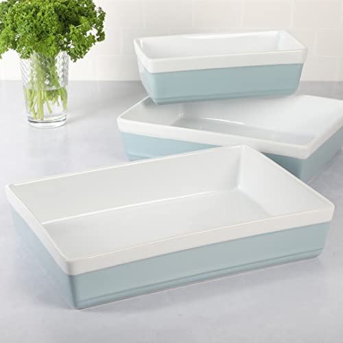 3 Piece Oven to Table Stoneware Bakeware Set