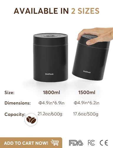 Neo Latest Kilo Auto Vacuum Coffee Canister