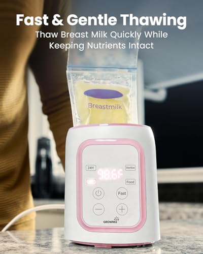 8-in-1 OG Fast Bottle Warmer with Timer, Pink
