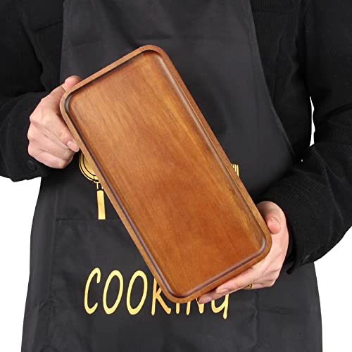 Acacia Wood Serving Tray Decor Small Cheese Charcuterie Boards Wooden Plate