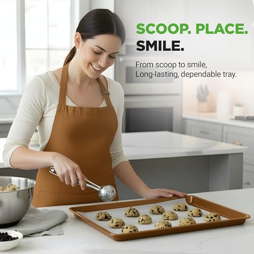 2 Piece Nonstick XL Cookie Sheets for Baking (2 Count)