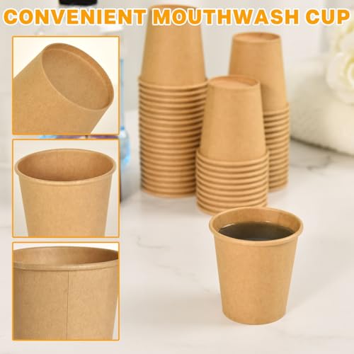 500 Pack 3 oz Kraft Paper Cups (500 Count)