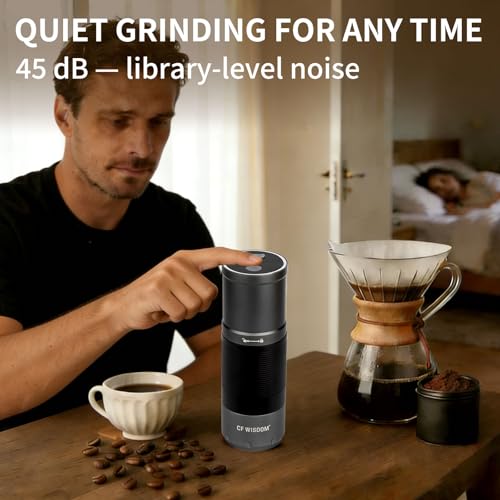 Portable Conical Burr Coffee Grinder