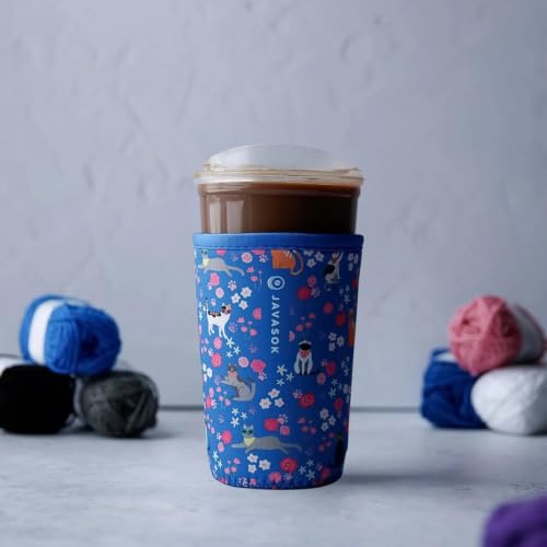 JavaSok Iced Coffee & Cold Soda Insulated Neoprene Cup Sleeve