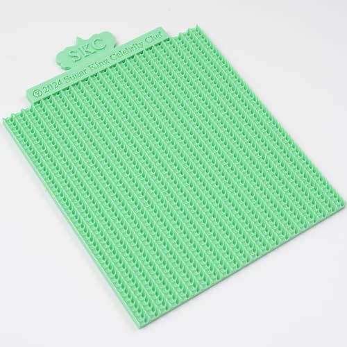 Sweater Texture Fondant Impression Mats Knit Fondant Embosser Texture Mats for Clay Cake Decorating Fondant Molds 1Pcs