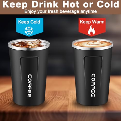 6 Pack Travel Coffee Mugs 12oz Insulated (6 Count)