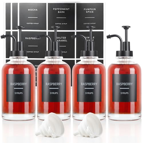 4PCS Coffee Syrup Dispenser (4 Count)