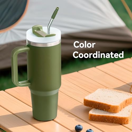 Bent Metal Straws for Stanley 40oz