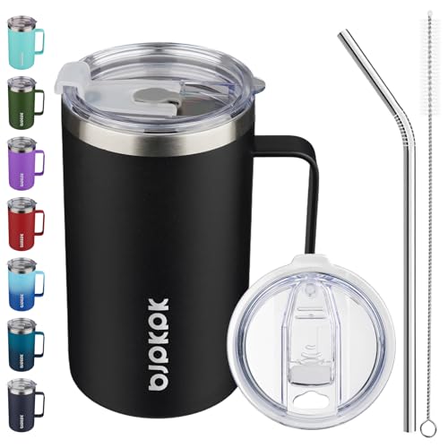 25oz Insulated Coffee Mug with Handle