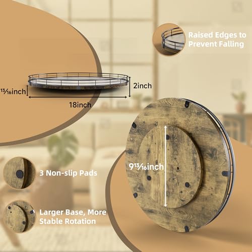 Lazy Susan Turntable Organizer for Table Top