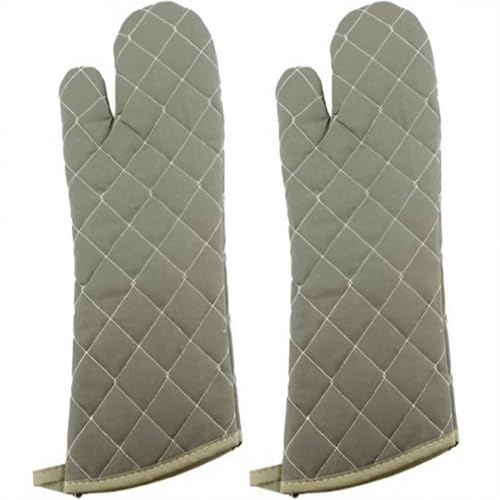 Extra Long 24 Inch Heat Resistant Oven Gloves New Cotton Oven Mitts Kitchen Gloves High Temperature Cooking Tool BBQ Gloves