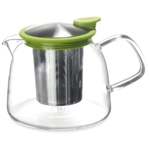 Bell Glass Teapot with Basket Infuser