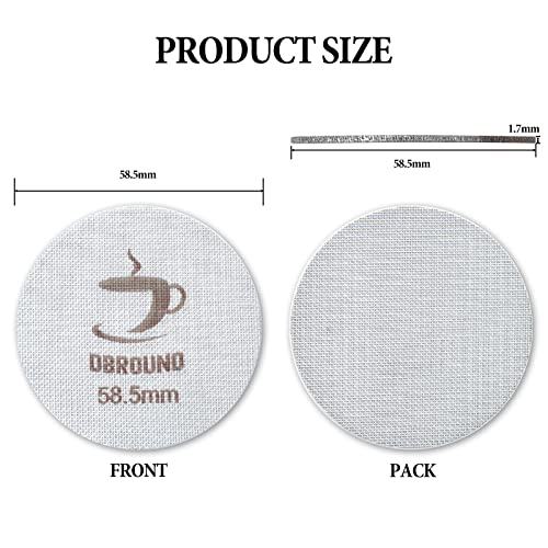 58.5mm Espresso Puck Screen (2 Count)