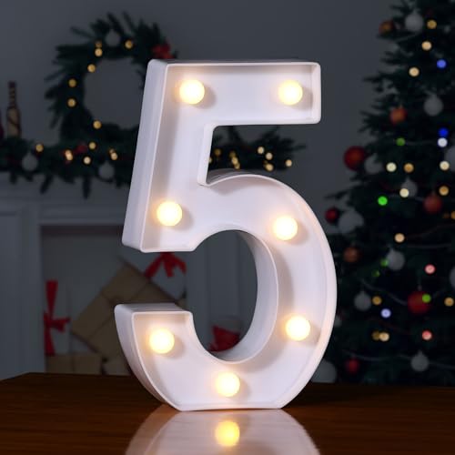 Decorative Led Marquee Light Up Number