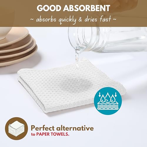 6 Pack Waffle Dish Cloths (6 Count)