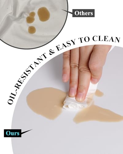 Pure White Plastic Table Cover Protector