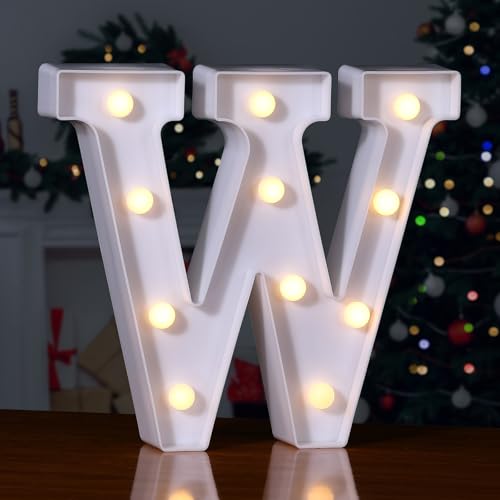 LED Letter Lights Sign Marquee Light Up Letters Sign for Night Light Wedding