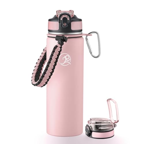 24oz Insulated Stainless Steel Travel Water Bottle