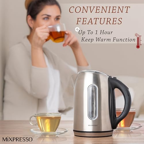 Stainless Steel Electric Kettle Temperature Control