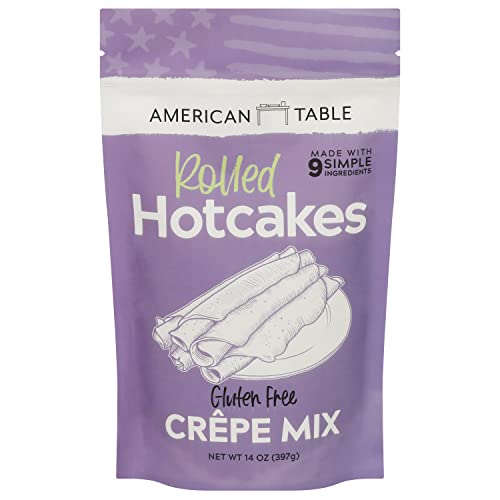 Gluten Free Rolled Hotcakes Crepe Mix by American Table (14 Ounce)