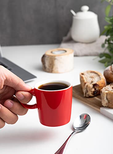 3.5oz Porcelain Espresso Cups Set of 4 (4 Count)