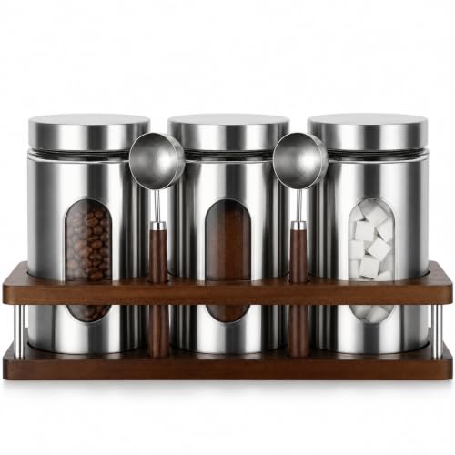Coffee Ground Containers with Shelf (3 Count)