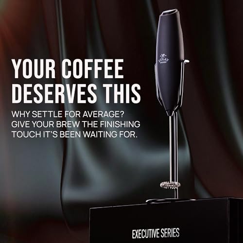 Powerful Milk Frother Wand With Duracell Batteries