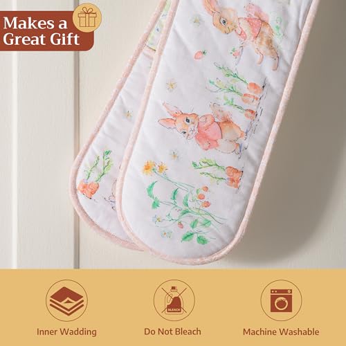 Double Oven Mitts 100% Cotton Double Oven Glove