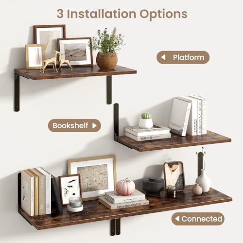 Floating Shelves for Wall (2 Count)