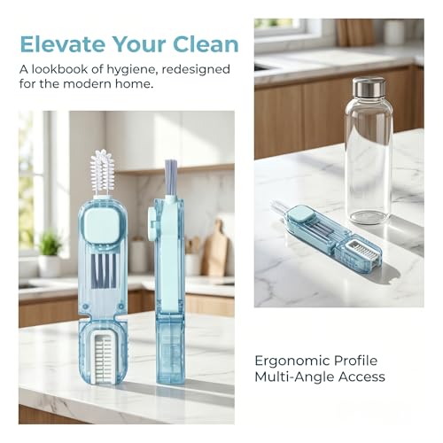 2Pcs 4 in 1 Cup Lid Gap Cleaning Brush Set (2 Count)