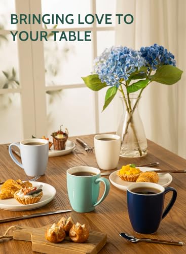 Porcelain Coffee Mugs (6 Count)