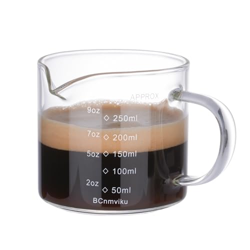 Espresso Cup Measuring Cup Triple Pitcher Milk Cup 250ML
