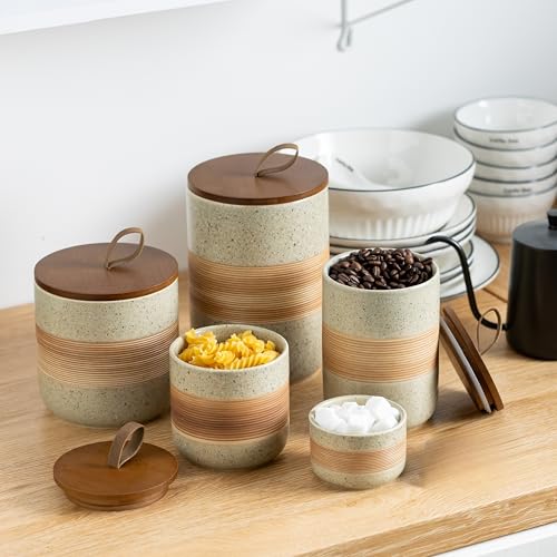 Ceramic Coffee Container with Lid