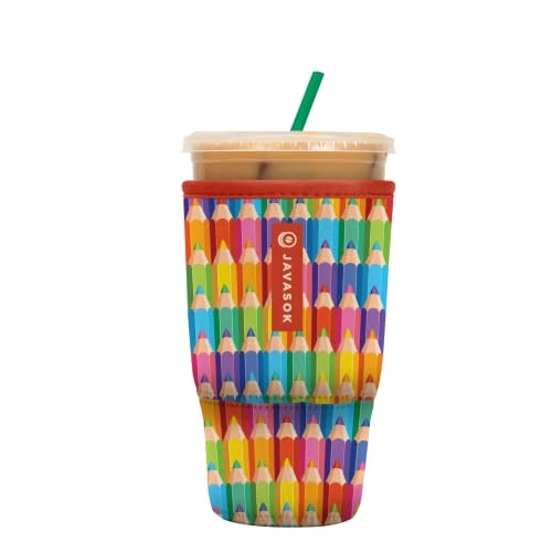 JavaSok Iced Coffee & Cold Soda Insulated Neoprene Cup Sleeve