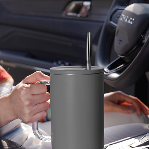 8PCS Stainless Steel Straws Fit for 40oz Stanley Tumblers (8 Count)