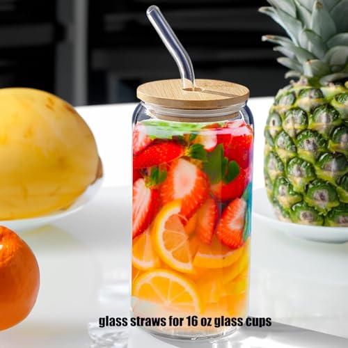 Reusable Glass Straws Bent (4 Count)