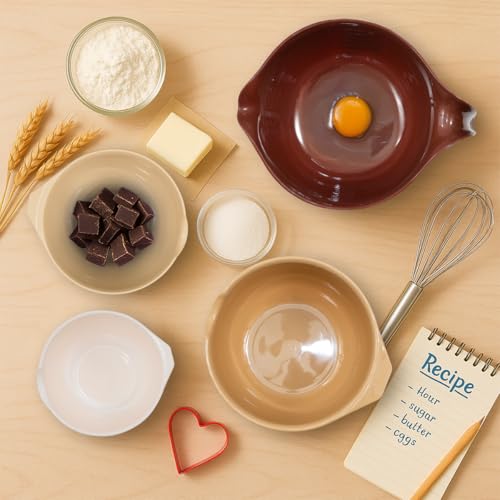 Mixing Bowls with Pour Spout
