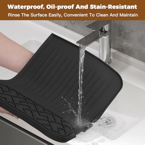Silicone Top Mat for Ninja Luxe Cafe Espresso Machine ES601 Black