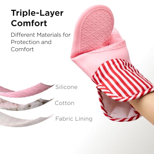 UltraShield Silicone Oven Mitts (2 Count)