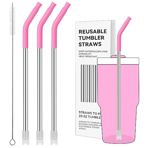 Straight Metal Straws for Stanley 20oz