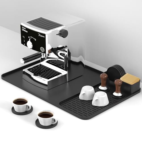 Silicone Coffee Mat with 6 Coasters (7 Count)