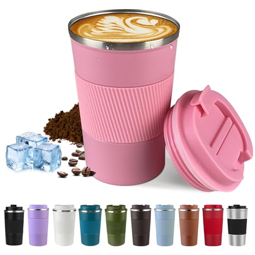 Stainless Steel Travel Coffee Mug with Lid