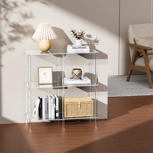Acrylic Side Table Clear 3
